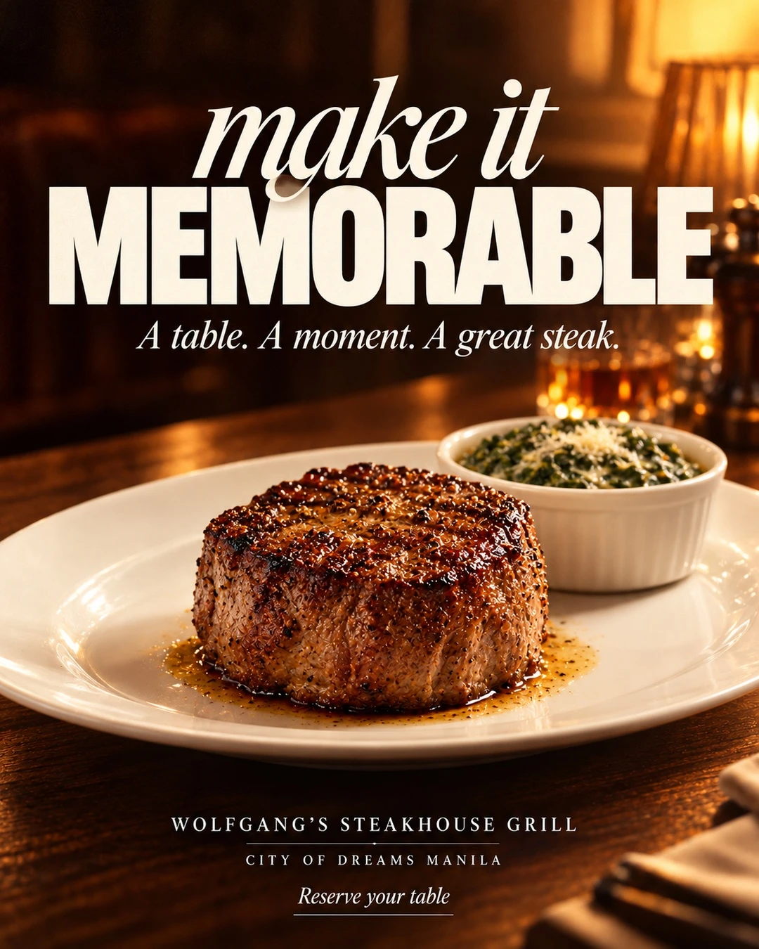 Make it memorable · Filet